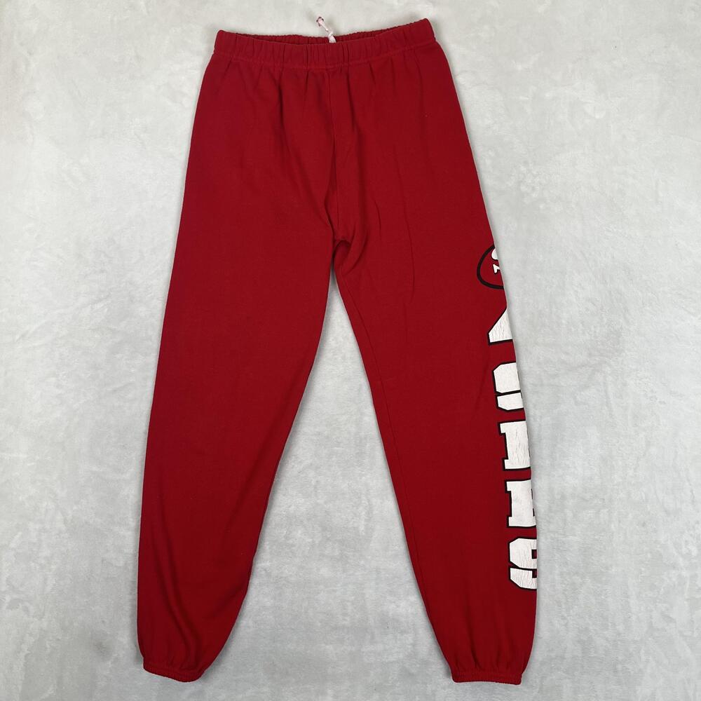 Vintage San Francisco 49ers Pants Mens Medium Red NFL Football Logo 7 USA 90s
